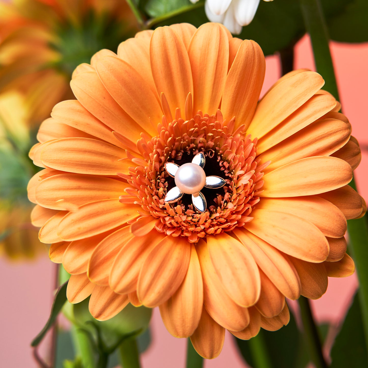 Brincos Blossom com Pérola Natural