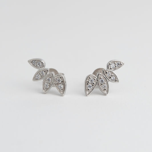 Brincos Crystal Petals