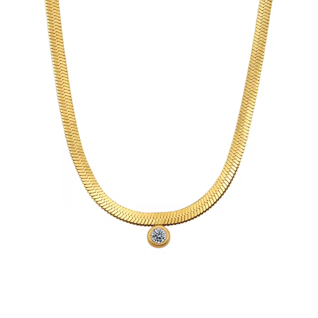 Corrente Plana com Zircónia