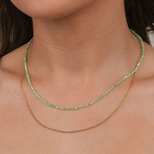 Colar Chain and Stones