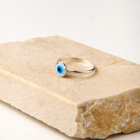 Anel Olho Turco Madrepérola