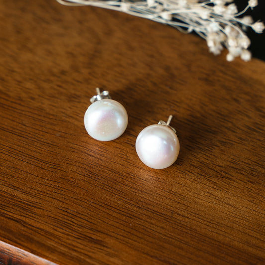 Brincos em Pérola Natural 11,5mm-12,5mm