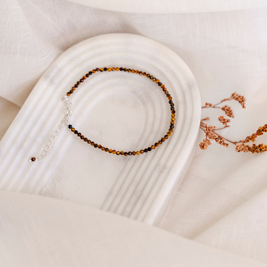 Pulseiras em Pedras Lapidadas
