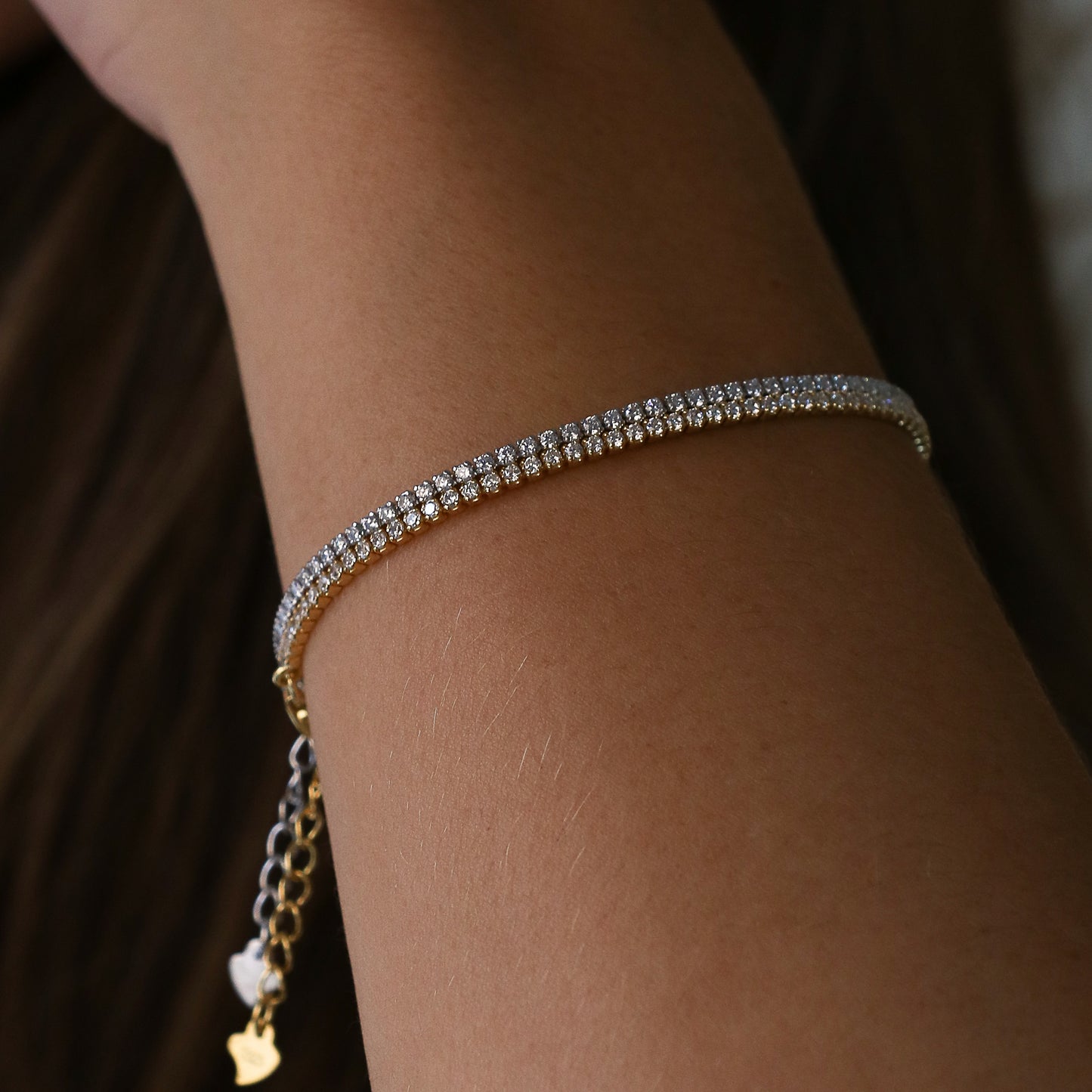 Pulseira Microcravação Zircónias