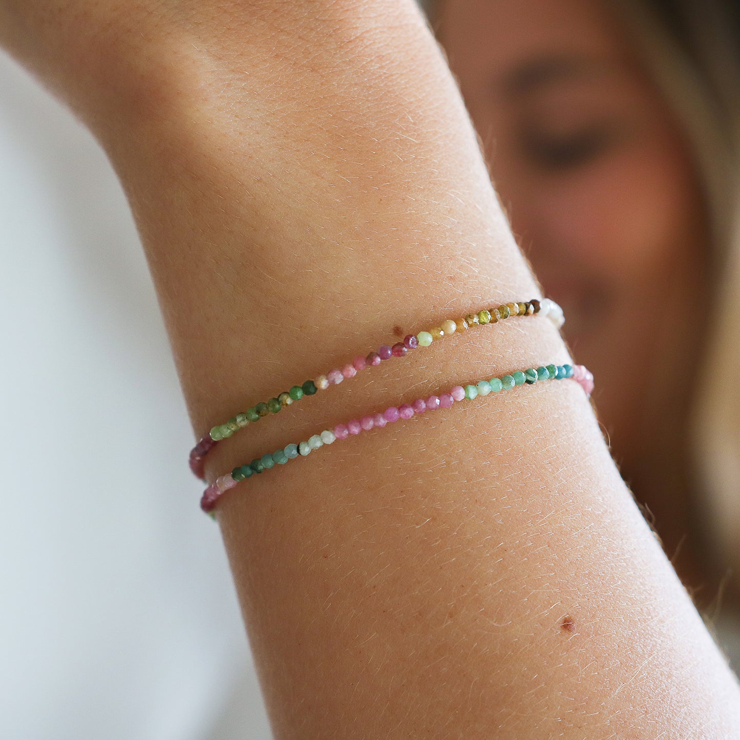 Pulseira Pedra Natural Lapidada - Turmalina