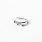 Earcuff Zircónias Verdes