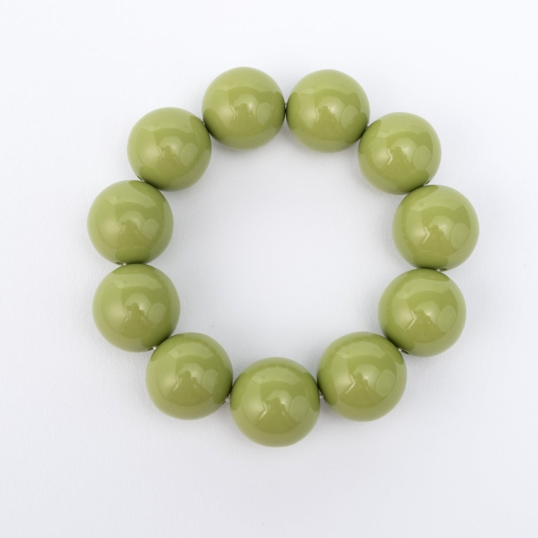 Pulseira Bold La Esfera Panna Joias - Coleção de Pulseiras em Resina