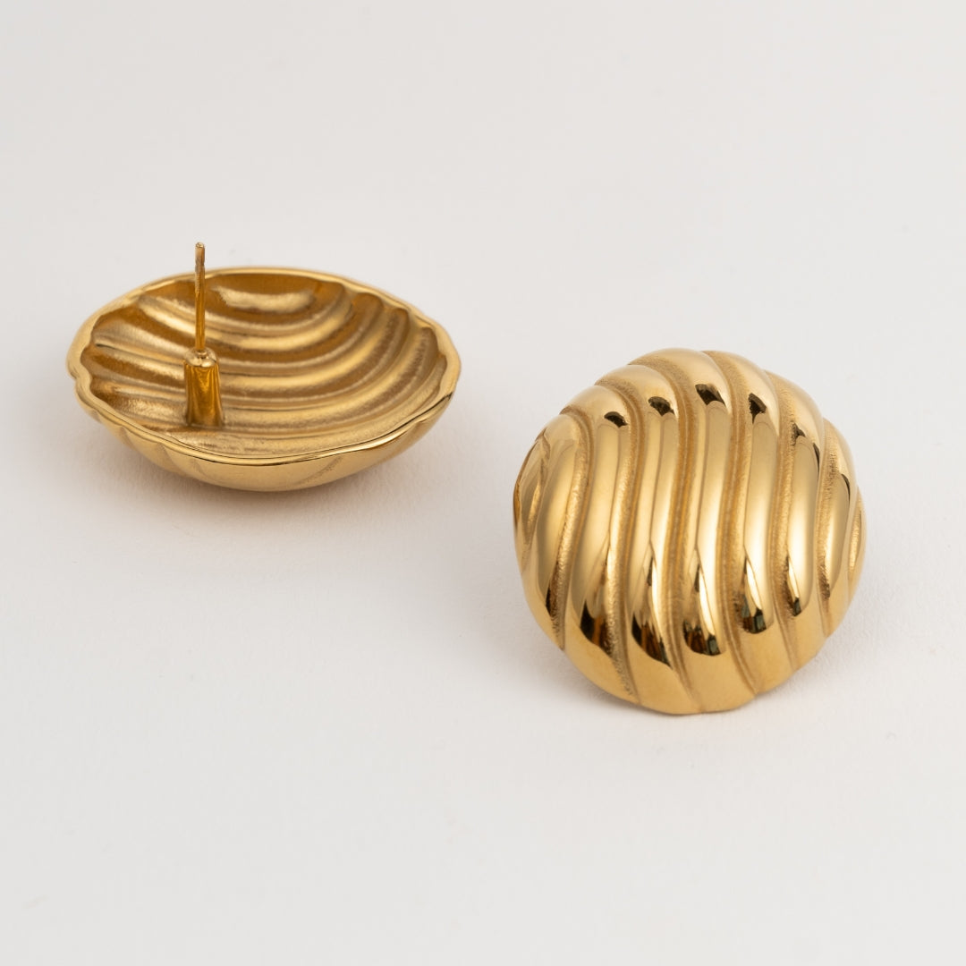 Brincos Golden Wave