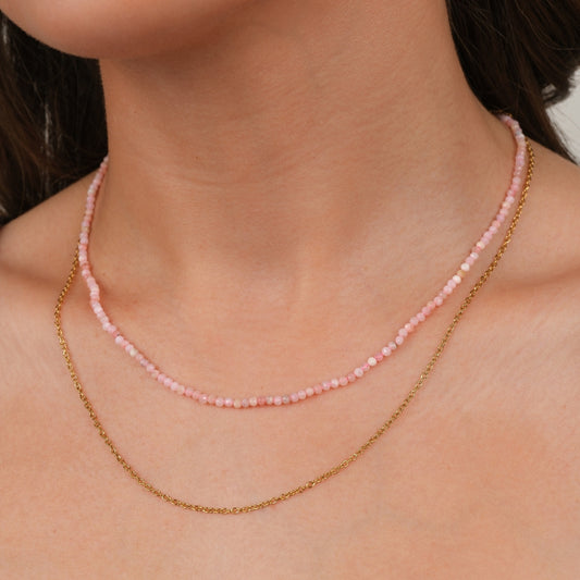 Colar Chain and Stones