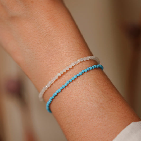Pulseiras em Pedras Lapidadas